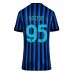 Maillot de foot Inter Milan Alessandro Bastoni #95 Domicile vêtements Femmes 2025-26 Manches Courtes